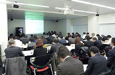 2011年3月期 第3四半期決算説明会 会場風景