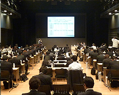 2010年3月期 決算説明会 会場風景