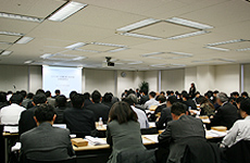 2013年3月期 第3四半期決算説明会 会場風景